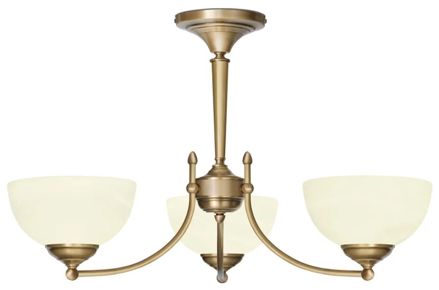 Niski żyrandol mosiężny Y-S3AK