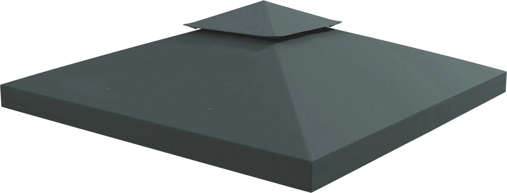 Zapasowy dach do pawilonu 3x3m odporny na warunki pogodowe łatwy montaż metalowy namiot imprezowy ogrodowy | Aosom PL