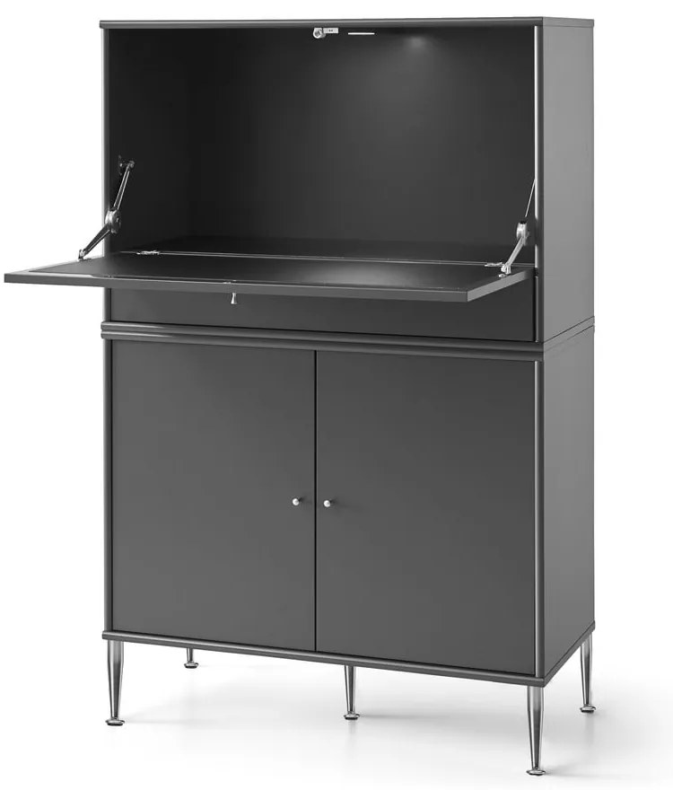 Ciemnoszary barek 89x76 cm Mistral 004 – Hammel Furniture