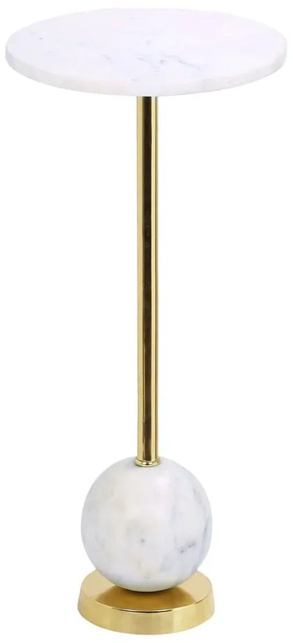 Metalowy okrągły stolik ø 25 cm Salo – House Nordic