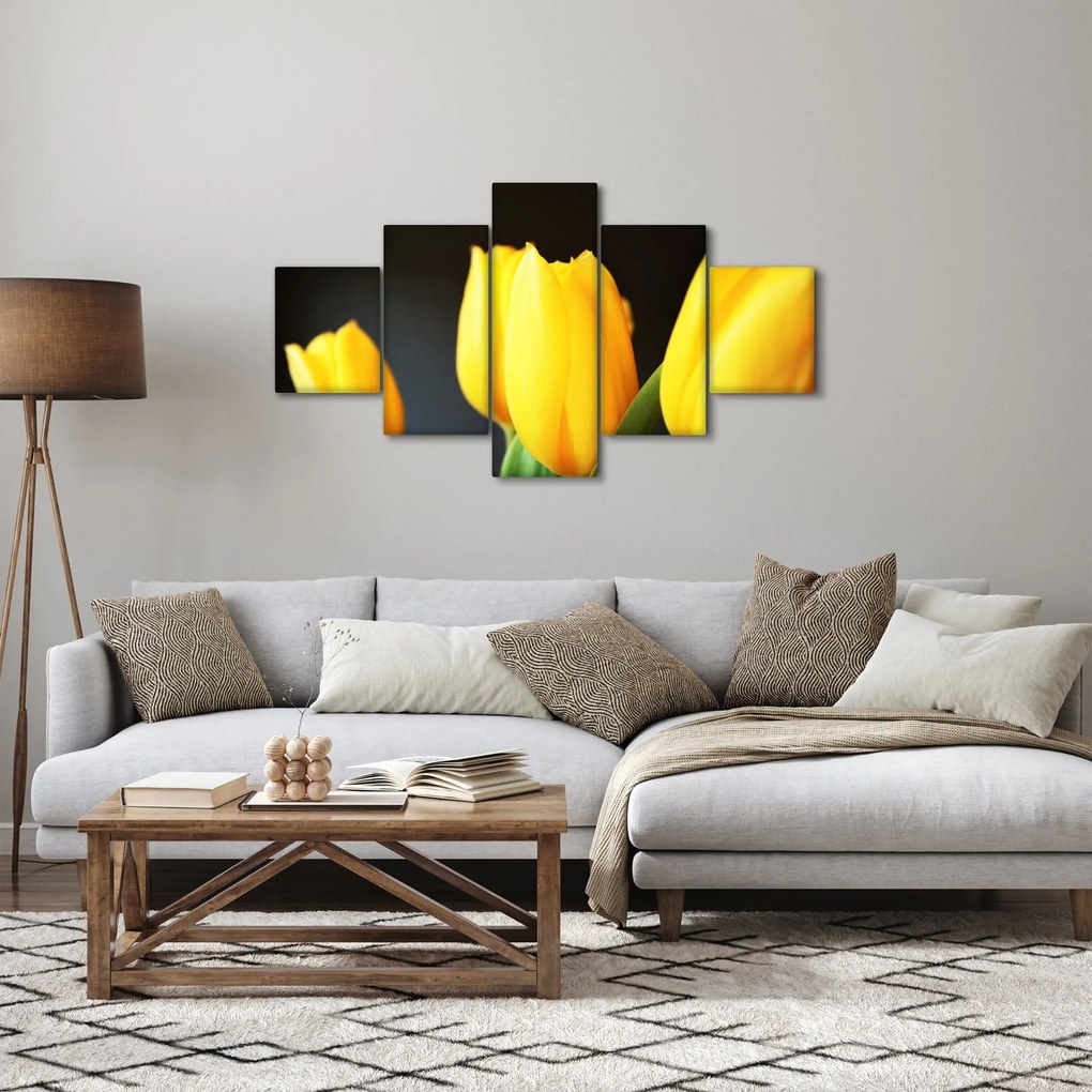 Obraz tulipanów (125x70 cm)