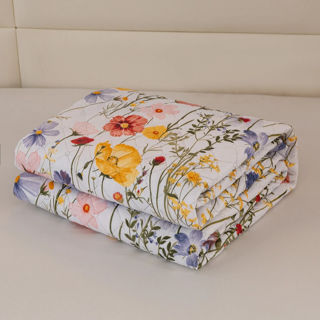 Narzuta na łóżko WILDFLOWERS, kolorowy Rozmiar: 220 x 240 cm