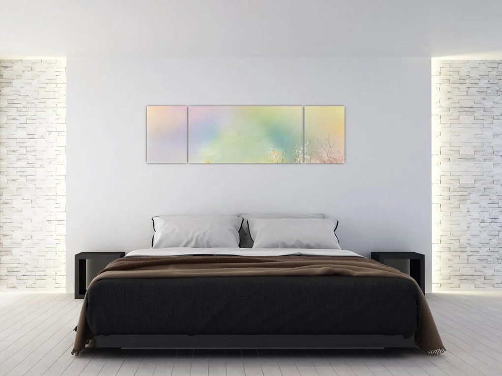Obraz - Malowana łąka 2 (170x50 cm)