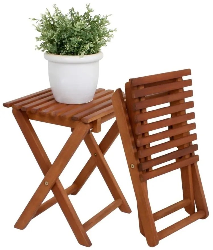Brązowe krzesła ogrodowe zestaw 2 szt. Tacoma – Garden Pleasure