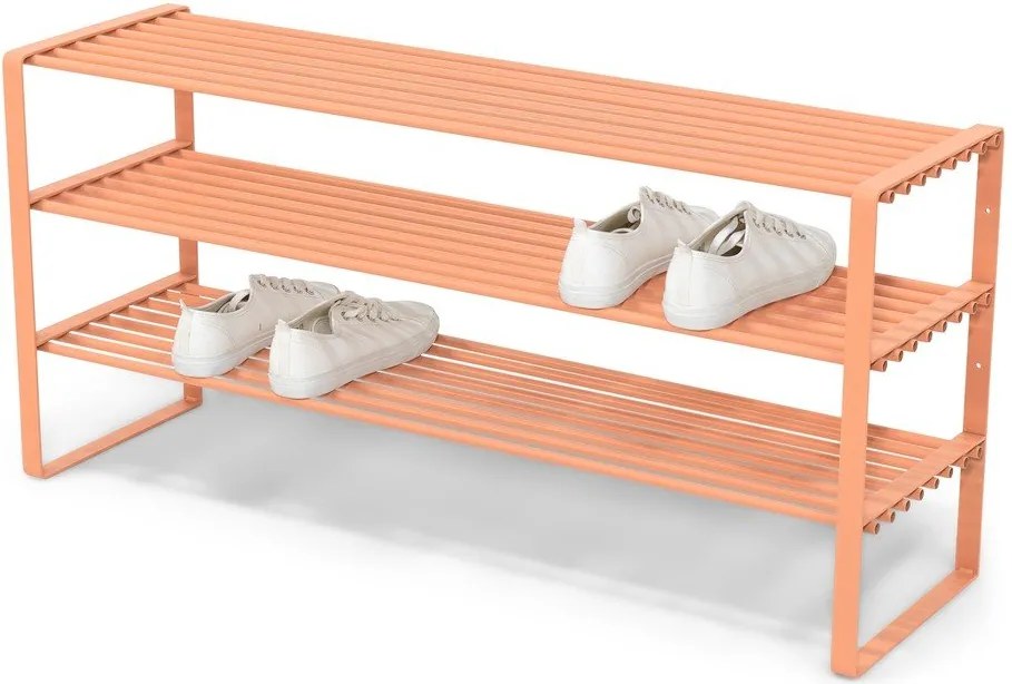 Łososiowa stalowa szafka na buty 100x48,5x29 cm Rex – Spinder Design