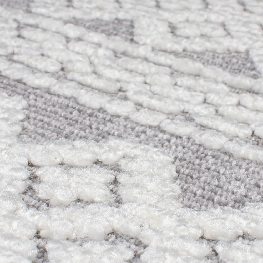 Szary dywan z szenilu odpowiedni do prania 80x160 cm Jhansi – Flair Rugs