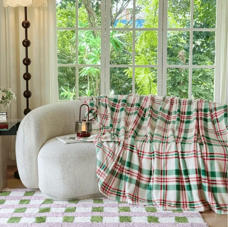 Mikropluszowy koc WINTER PLAID, kolorowy Rozmiar: 150 x 200 cm