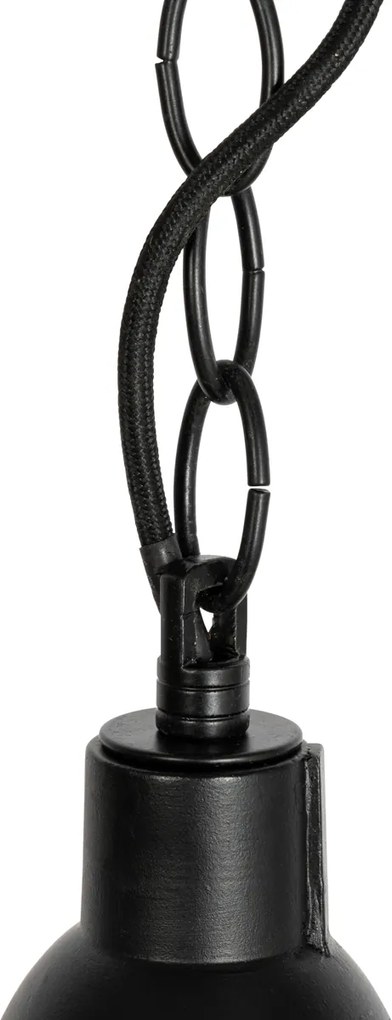 Zestaw 2 lamp wiszących industrialnych czarnych - Cabin