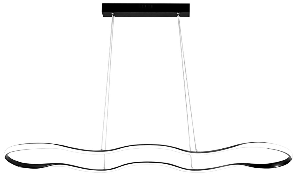 LAMPA SUFITOWA WISZĄCA LED LHJ026-CP CZARNA