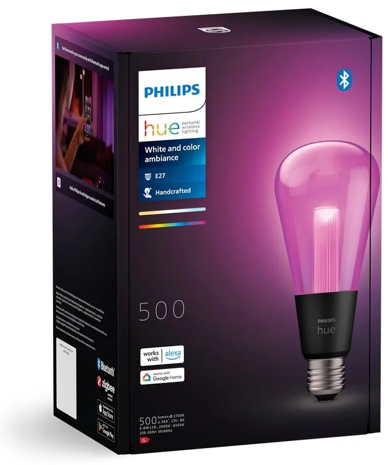 Inteligentna żarówka z gwintem E27, 7 W LG – Philips Hue