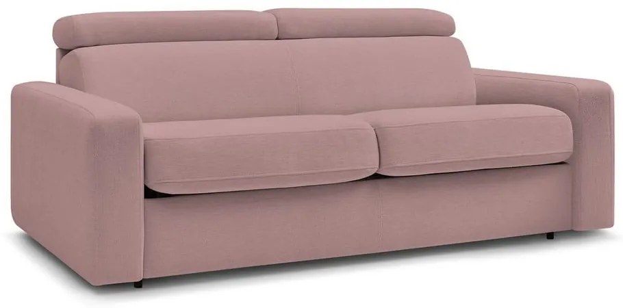 Różowa rozkładana sofa 215 cm Monaco – Bobochic Paris