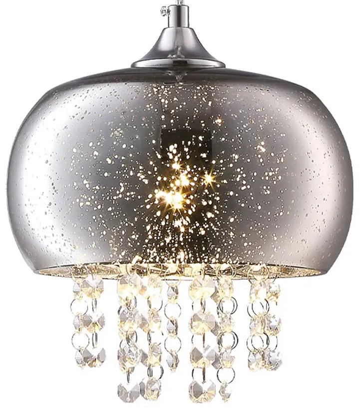 Potrójna lampa wisząca z kryształkami - 8X S001 P8-C32