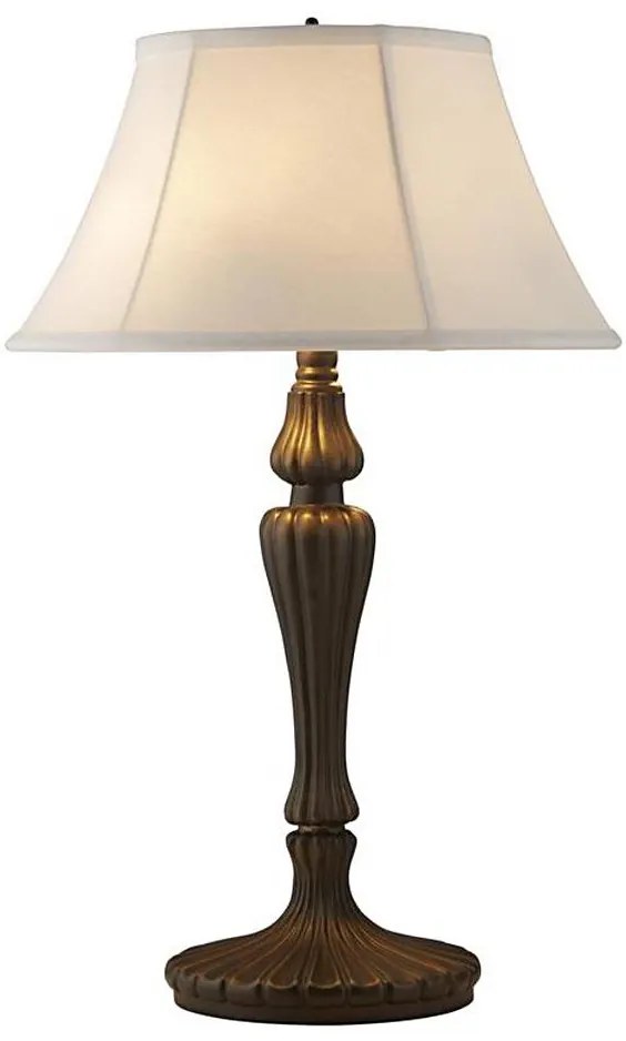 Searchlight EU46091WH - Lampa stołowa AMY 1xE27/60W/230V