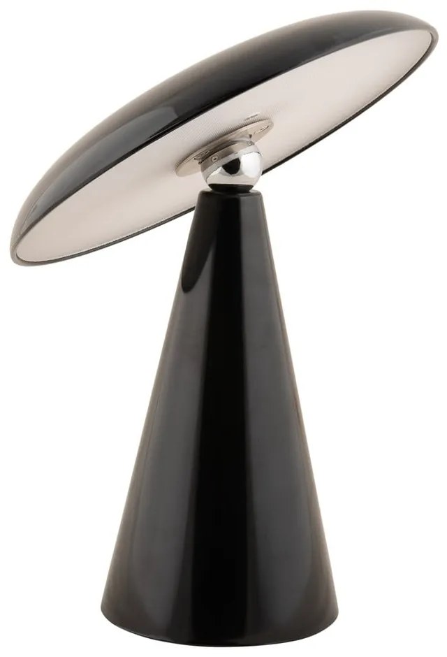 Czarna lampa stołowa LED ze ściemniaczem (wysokość 26 cm) Phoebe – Leitmotiv