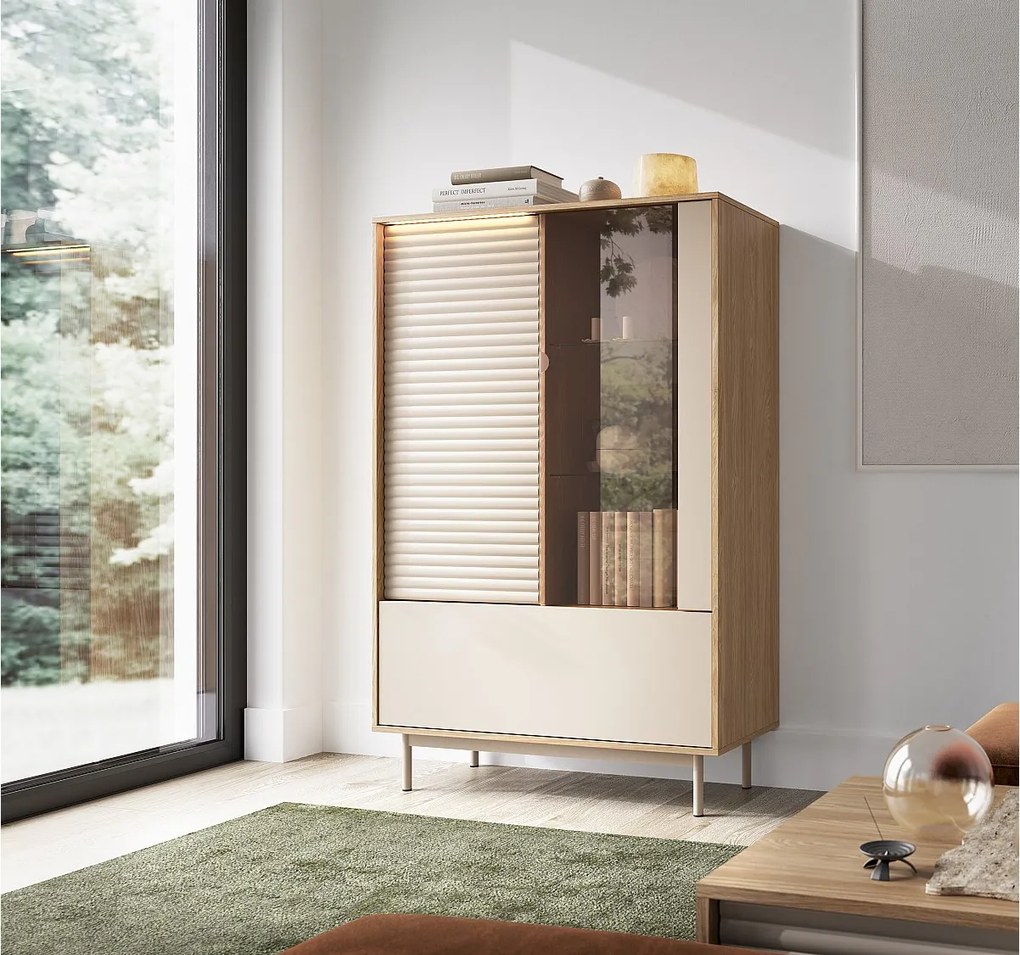 MINIO go for it, Witryna LITA 1, dąb olejowany/kaszmir