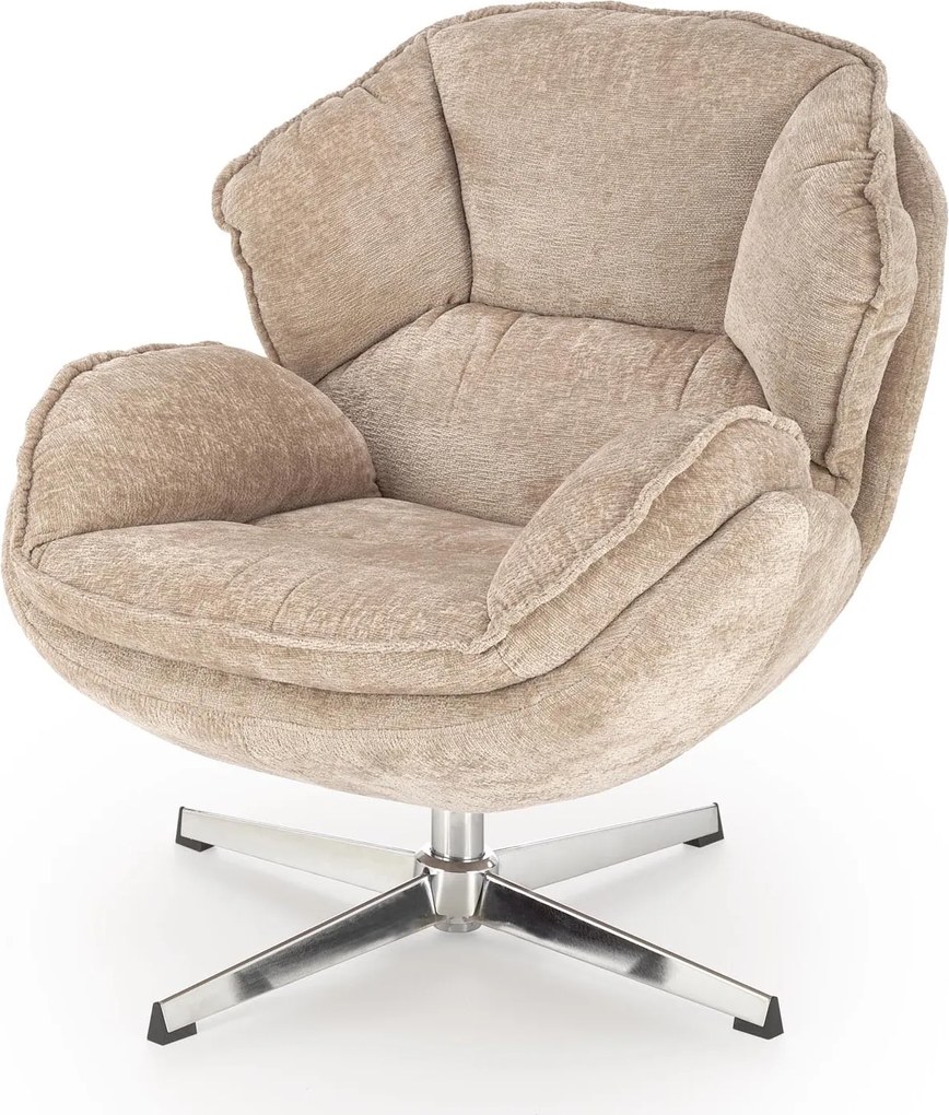 Fotel wypoczynkowy z grubymi poduchami Guido Halmar