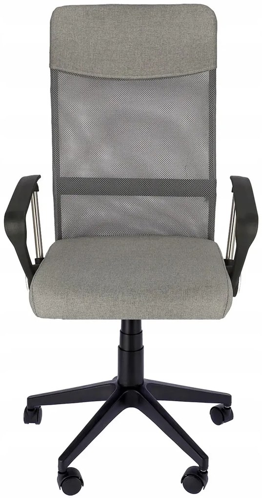Szary fotel obrotowy biurowy D1-E31