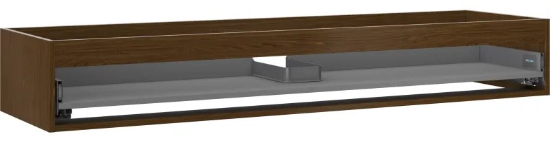 Mexen Box-A korpus szafki podumywalkowej 160 cm, 1 szuflada, orzech - 91AX0-1600-235-1-86