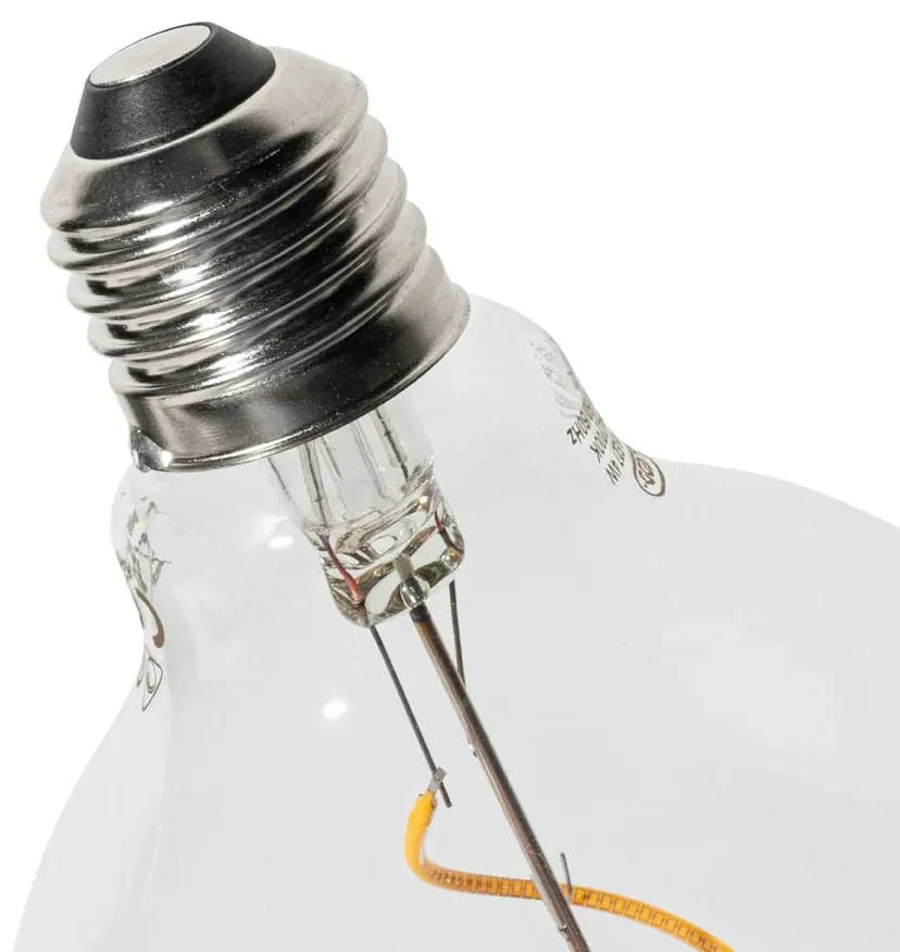 Zestaw 5 Żarówka LED E27 z możliwością ściemniania, spiralny filament G95 4W 270lm 2700K