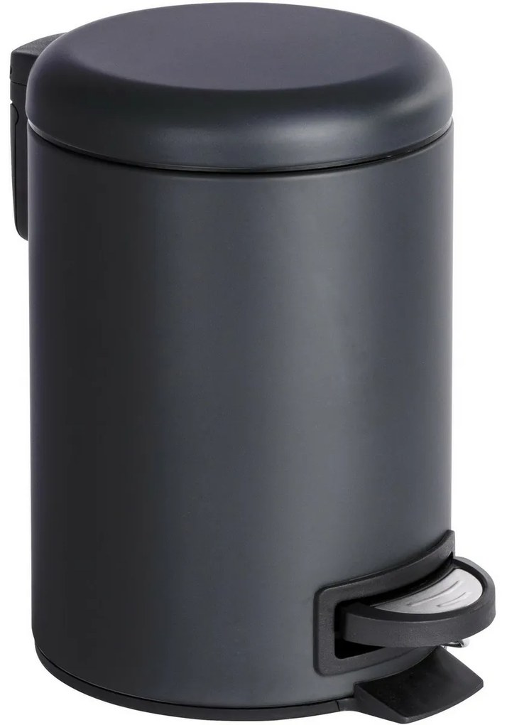 Wenko Kosz na śmieci z pedałem Leman 3 l, czarny, 3 l