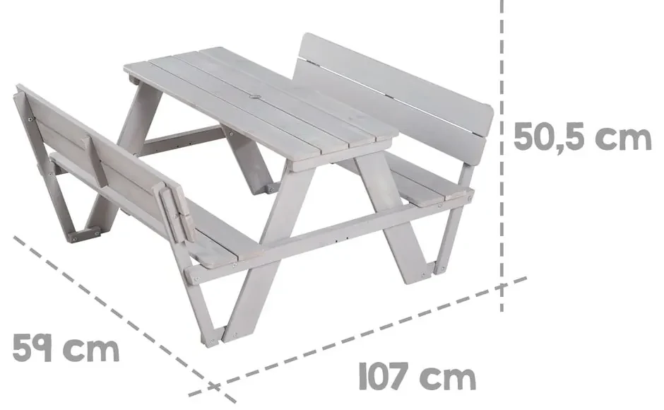 Zestaw ogrodowy dla dzieci Picnic – Roba
