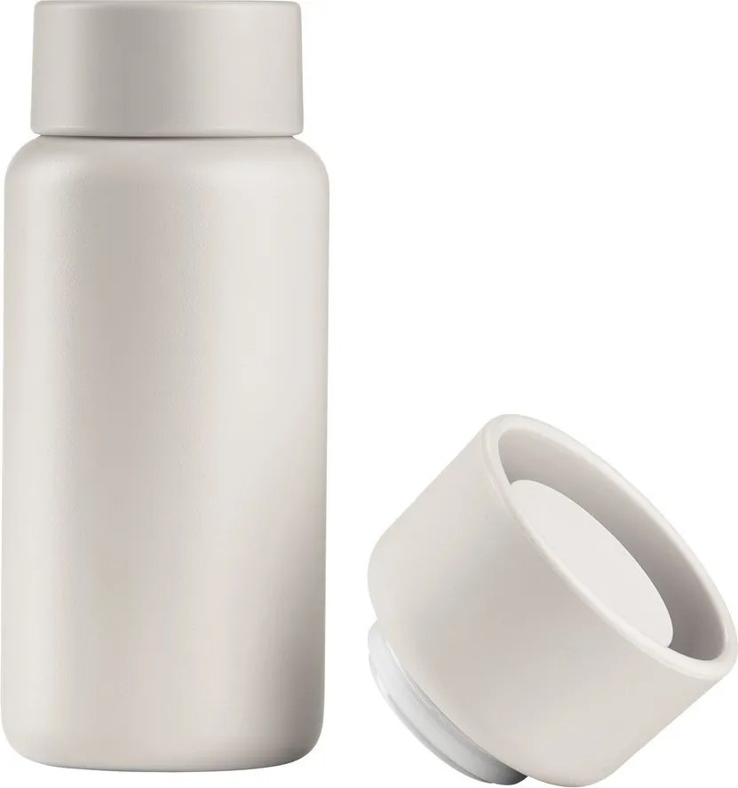 Beżowy kubek termiczny ze stali nierdzewnej 400 ml Singles – Zone