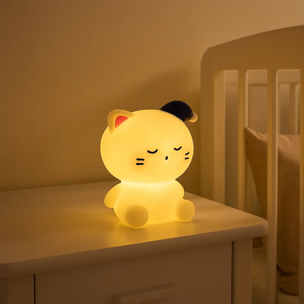 Lampka nocna kotek, wys. 10,5 cm