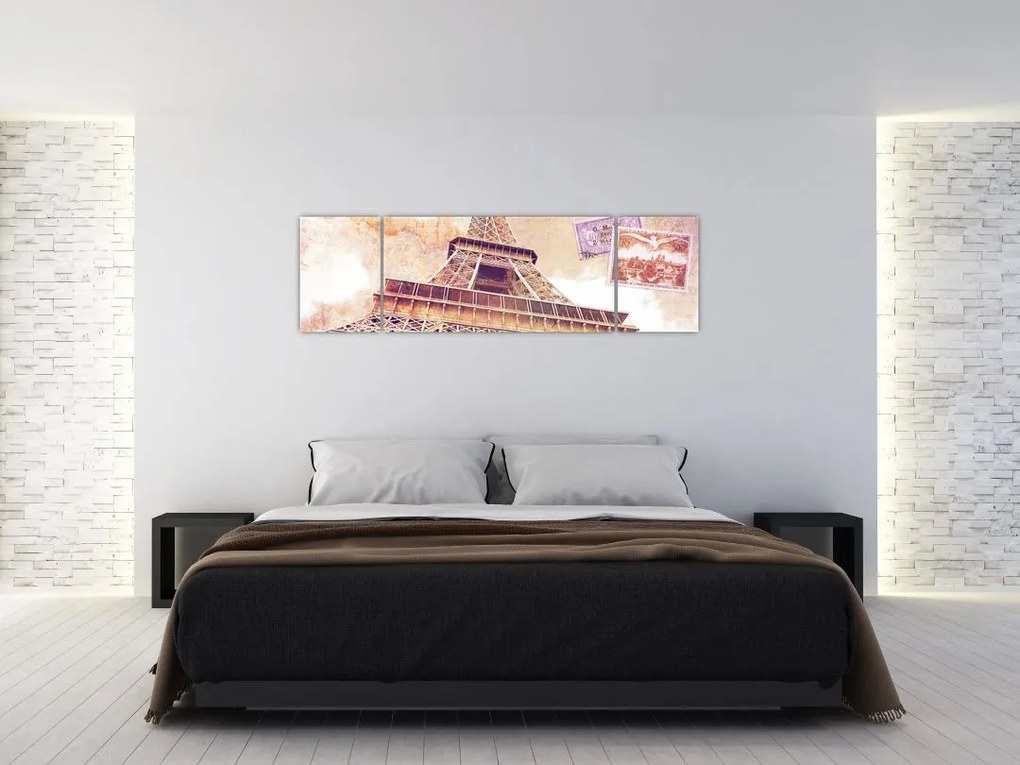 Obraz - Widok z Paryża (170x50 cm)