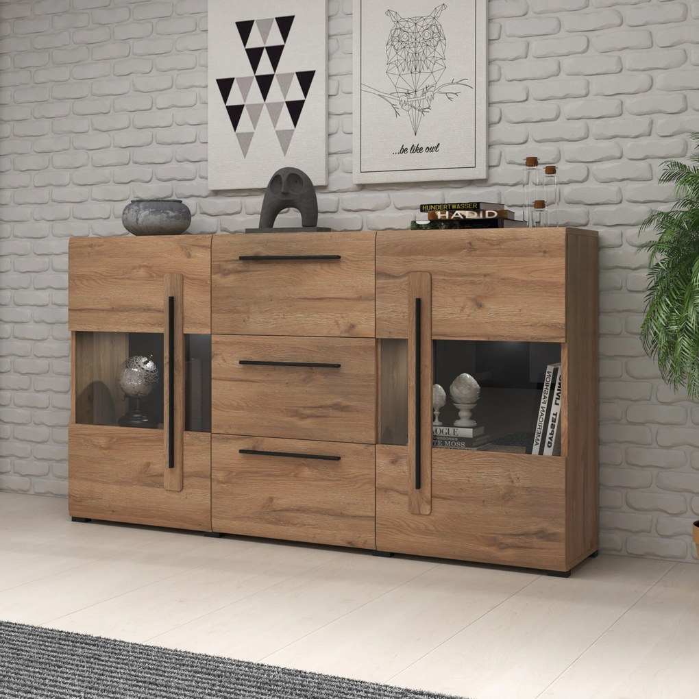 Komoda TULLIA 180 cm do Salonu Sypialni Dąb
