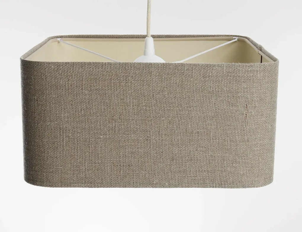 Lampa wisząca KWADRO LEN 003-40w25 beżowa BPS KONCEPT