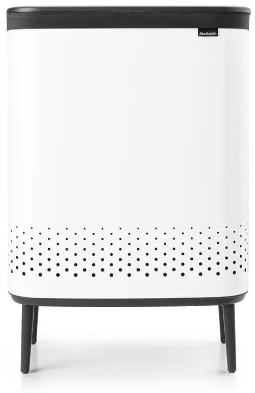 Biały metalowy kosz na pranie 90 l Bo Hi – Brabantia