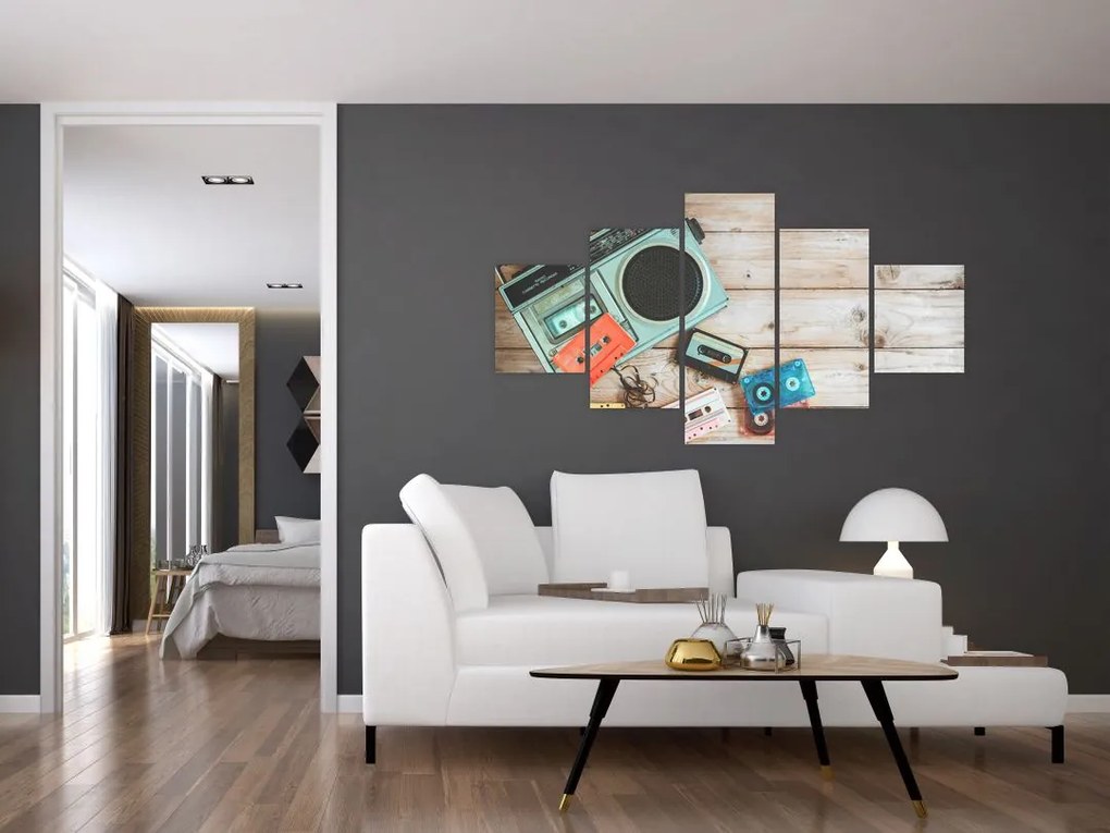 Obraz - Radio retro (125x70 cm)