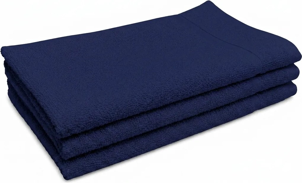Ręcznik Classic mały ciemnoniebieski 30x50 cm, 100% bawełna