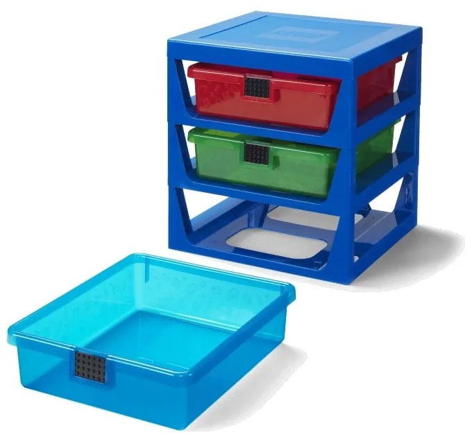 Niebieski organizer z 3 szufladami Storage - LEGO®