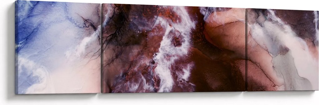 Obraz - Fioletowy marmur N⁰3 (170x50 cm)