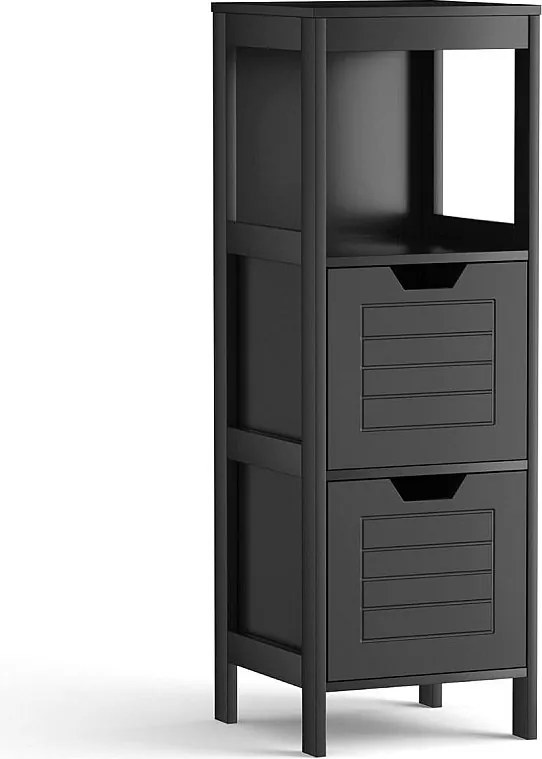 Drewniana szafka z szufladami  Modułowa szafka łazienkowa 30 x 30 x 89 cm