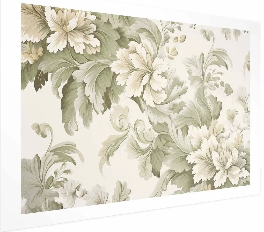 Plakat Vintage kwiaty 42x29,7 cm bez ramy z marginesem ARTGEIST B