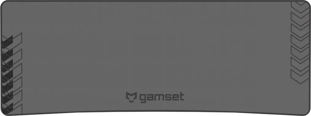 Czarne biurko do gamingu Gamset Snake 1.0