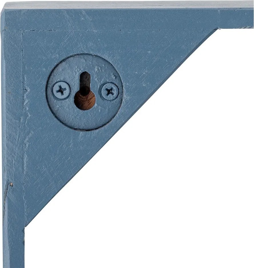 Niebieska wielopoziomowa półka z drewna z recyklingu 70 cm Bekka – Bloomingville