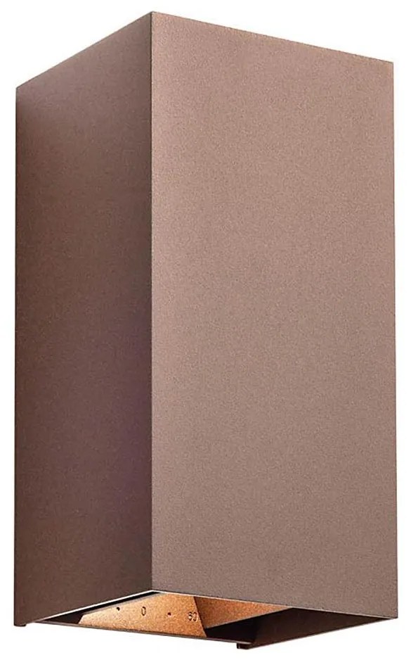 Redo 90554 - Zewnętrzny kinkiet LED VARY 2xLED/10W/230V 3000K IP54 brązowy