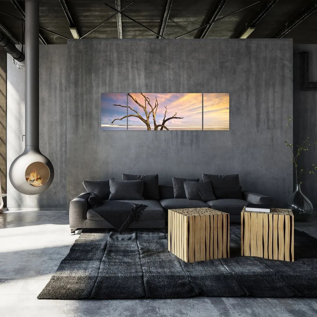 Obraz drzewa w oceanie (170x50 cm)