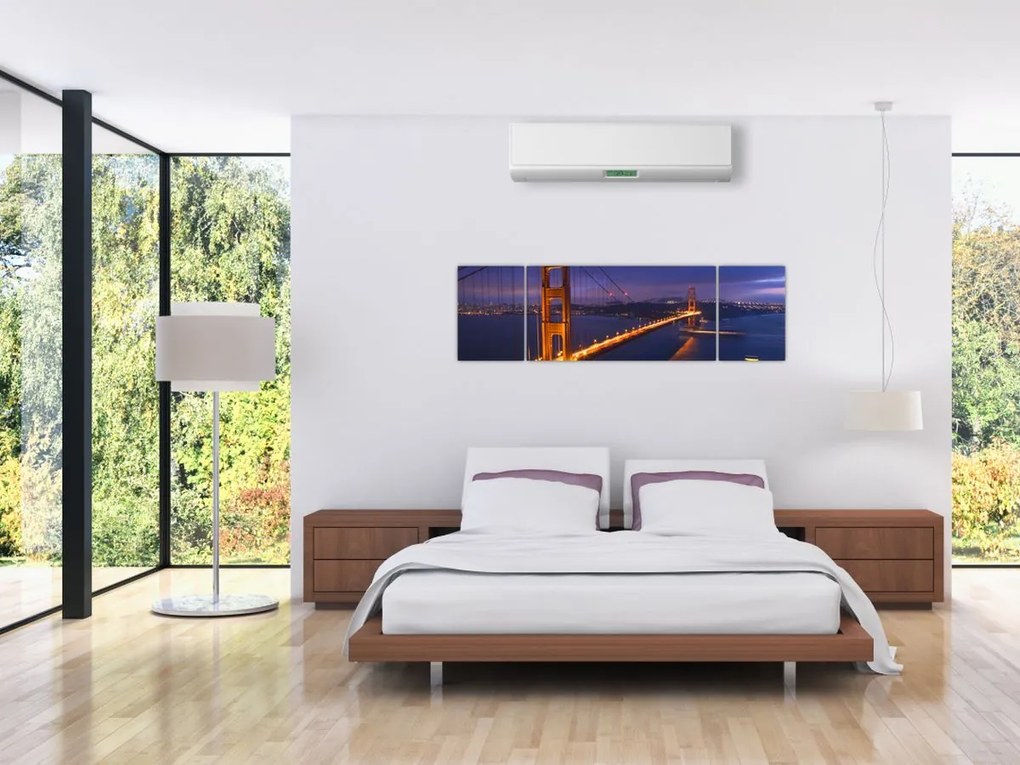 Obraz - Most Golden Gate (170x50 cm)