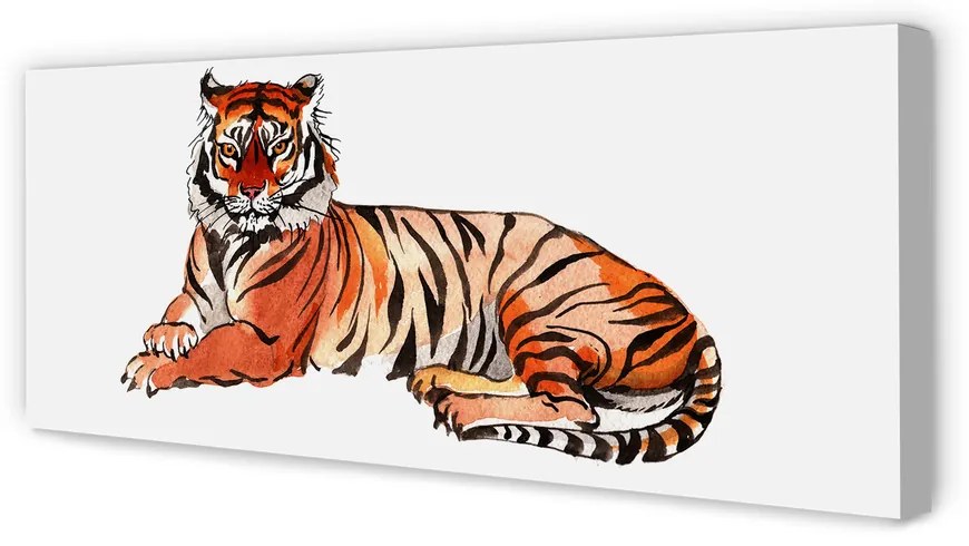 Zdjęcie na płótnie Malowany Tygrys