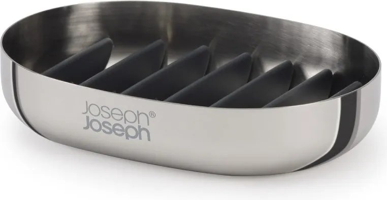 Mydelniczka ze stali nierdzewnej w kolorze srebra z połyskiem EasyStore Luxe – Joseph Joseph