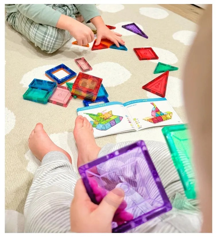 Woopie magnetyczne klocki konstrukcyjne montessori 3d