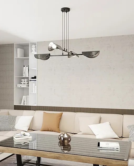 Czarna nowoczesna lampa wisząca - D168 R3-N72