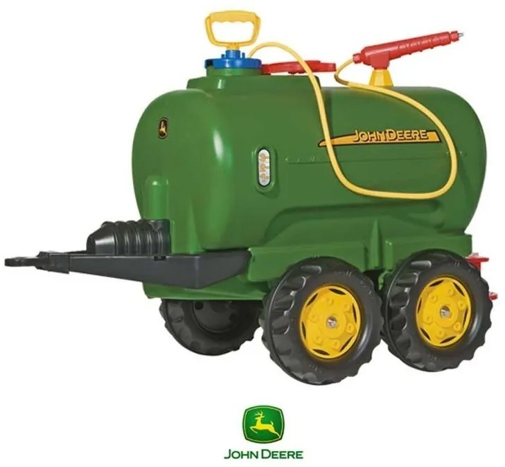 Rolly toys rollytrailer cysterna 10 l john deere dwuosiowa + pompka