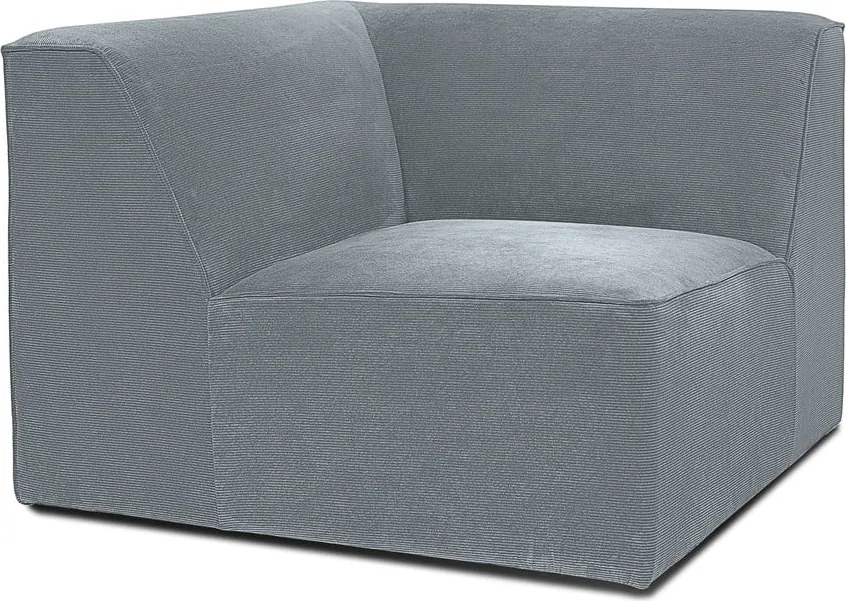 Szary sztruksowy moduł sofy (strona zmienna) Sting – Scandic