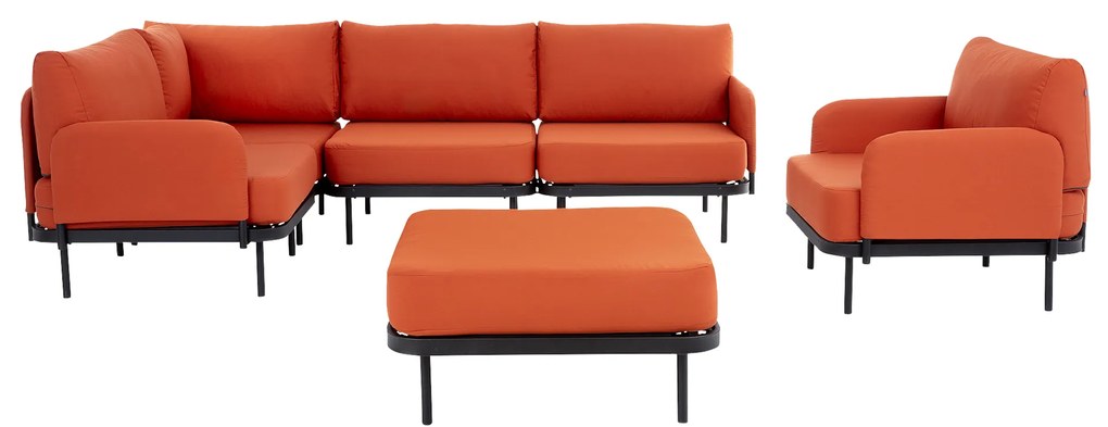 Zestaw mebli ogrodowych dla 6 osób Piryt D042-33DW PATIO