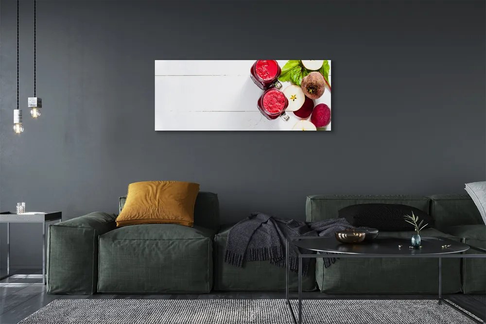 Obraz drukowany na płótnie Zdrowy Koktajl Warzywno-Owocowy